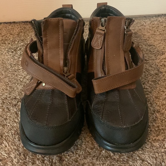 Polo Ralph Lauren Conquest 2.0 Boots Low Cut Size 10.5 - Picture 3 of 4